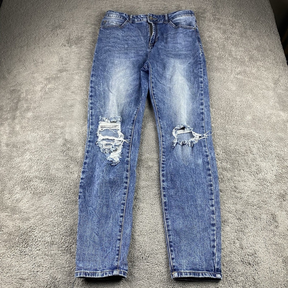 V 1969 Italia Abbigliamento Sportivo SRL Jeans Womens 27/4 Stone Wash Distressed
